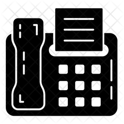 Fax Icon Of Glyph Style Available In Svg Png Eps Ai Icon Fonts