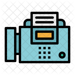 Fax Icon Of Colored Outline Style Available In Svg Png Eps Ai Icon Fonts