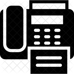 Fax Icon Of Glyph Style Available In Svg Png Eps Ai Icon Fonts