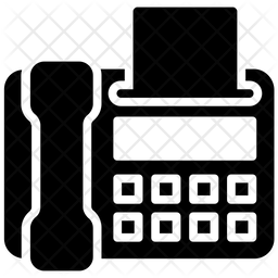 Fax Icon Of Glyph Style Available In Svg Png Eps Ai Icon Fonts