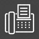 Fax Machine Paper Icon