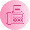 Fax Info Center Facsimile Icon