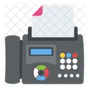 Printer Fax Printing Icon
