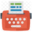 Fax Machine Faxing Fax Line Icon