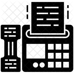 Fax Machine Icon Of Glyph Style Available In Svg Png Eps Ai Icon Fonts