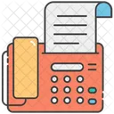 Fax Output Device Electronic Device Icon