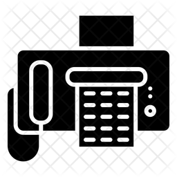 Fax Machine Icon Of Glyph Style Available In Svg Png Eps Ai Icon Fonts