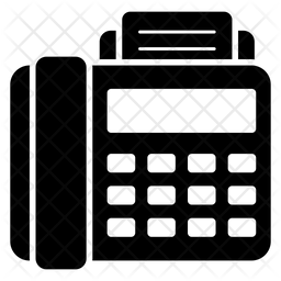 Fax Machine Icon Of Glyph Style Available In Svg Png Eps Ai Icon Fonts