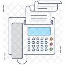 Fax Machine Fax Output Device Icon