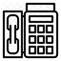 Fax Machine Icon Of Line Style Available In Svg Png Eps Ai Icon Fonts