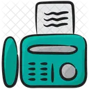 Fax Machine Electronic Machine Facsimile Icon