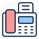 Fax Machine Communication Icon