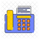 Aparelho De Fax Fax Impressora Icon