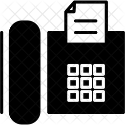 Fax Telephone Icon Of Glyph Style Available In Svg Png Eps Ai Icon Fonts