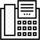 Fax Maschine Faksimile Symbol