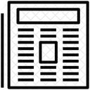 Fax Maschine Telefon Symbol