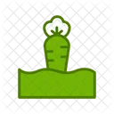 Cenoura Jardinagem Patch Icon