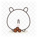 Fazendo Coco Kawaii Fofo Ícone