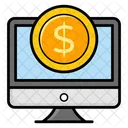 Monetizacao On Line Software De Monetizacao Ganhos On Line Ícone