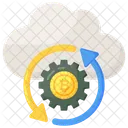 Ganhar Dinheiro Bitcoin Na Nuvem Dinheiro Na Nuvem Ícone
