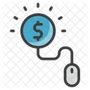 Ganhar Dinheiro Ganhar Dinheiro Dolar Ícone