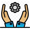 Fazendo Equipamento Humano Ícone