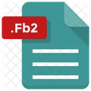 Fb 2 File Document Icon