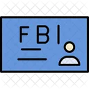 Fbi Card Id Id Card Icon
