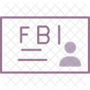 Fbi Card Id Id Card Icon