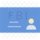 Fbi Card Id Id Card Icon