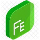 Fe Isometrico Ícone