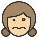 Fear Emotion Face Icon