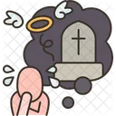 Fear Dying Thanatophobia Icon