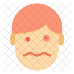 Fear Emotion Face  Icon