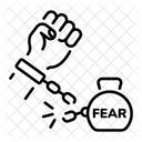 Fear Freedom Courage Bravery Icon