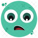 Fearful Emoji Emoticon Emotion Icon