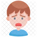 Fearful Scare Unhappy Icon
