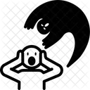 Fearful Afraid Frightened Icon