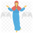 Feast Assumption Heaven Icon