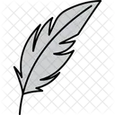 Feather Calligraphy Ink Icon