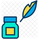 Feather Ink Writing Icon