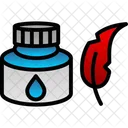 Feather Ink Inkpot Icon