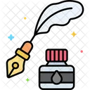 Feather And Ink  Icon