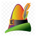 Feather Cap Hunter Cap Musketeer Cap Icon