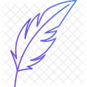 Feather Calligraphy Ink Icon