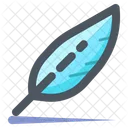Feather Line Science Icon