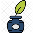 Feather Pen Ink Pot Quill Icon