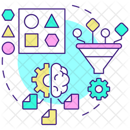 Feature engineering Icon - Download in Colored Outline Style