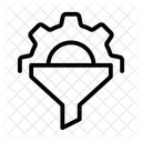 Feature Engineering Data Processing Preparation Icon