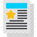 Feature Story Human Interest Piece Feature Article Icon